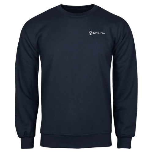  Navy Fleece Crew - ONE INC