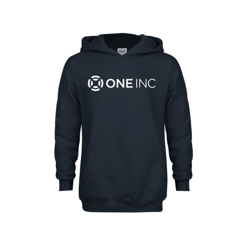  Youth Navy Fleece Hoodie - ONE INC