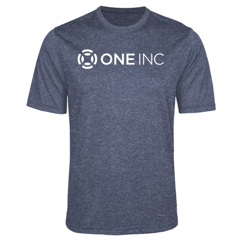  Navy Heather Performance Contender Tee - ONE INC