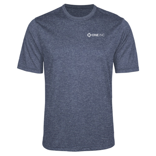  Navy Heather Performance Contender Tee - ONE INC