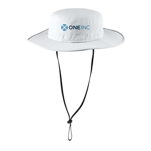  Outdoor White Wide Brim Hat - ONE INC