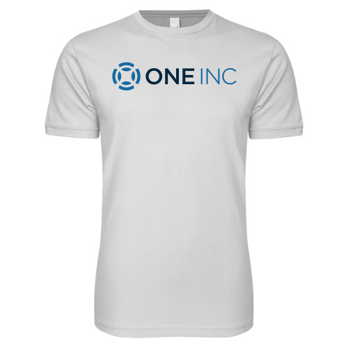  Next Level White SoftStyle T Shirt - ONE INC
