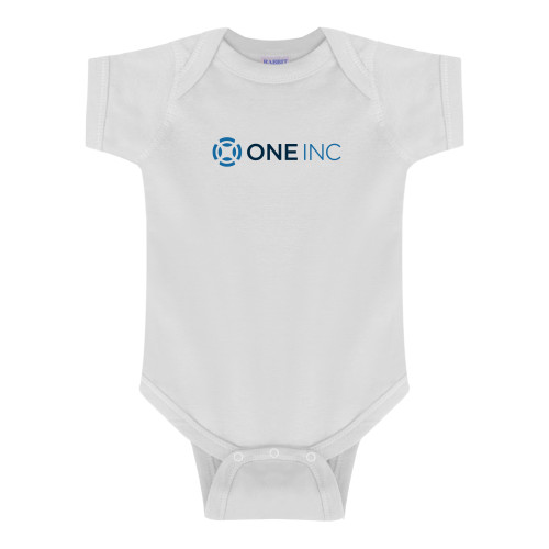  White Infant Onesie - ONE INC