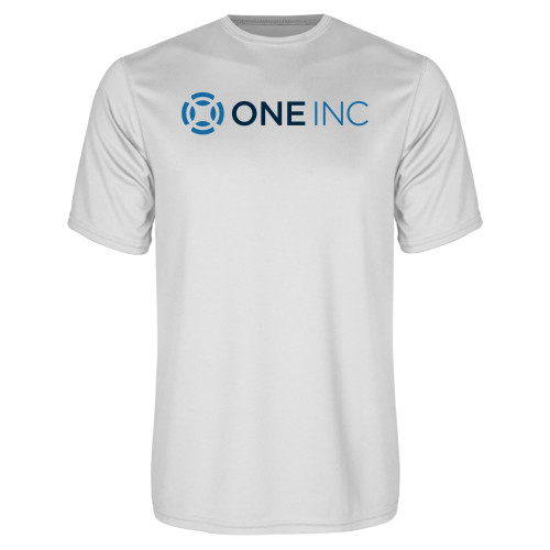  White Performance Tee - ONE INC