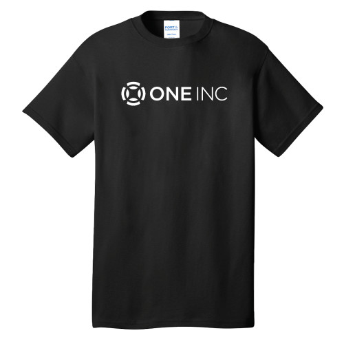  Extended Black T Shirt - ONE INC - PLUS