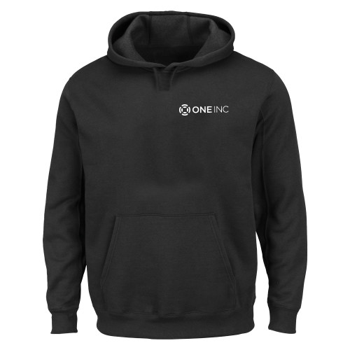  Extended Black Hoodie - ONE INC - PLUS