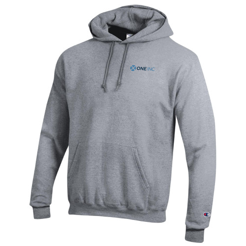  Champion Heather Grey Fleece Hoodie - ONE INC