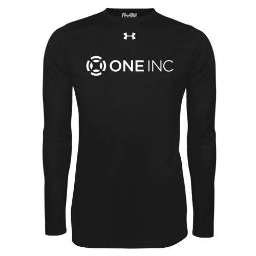 Under Armour Black Long Sleeve Tech Tee - ONE INC