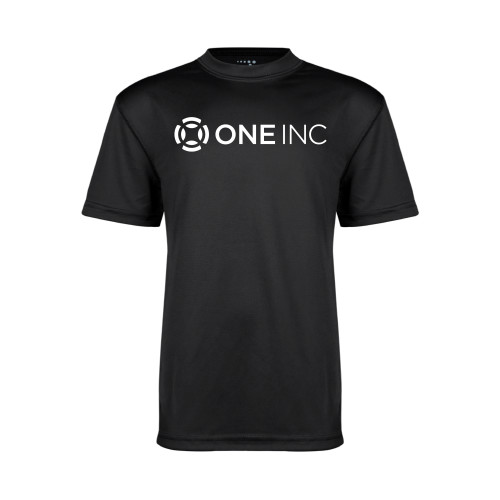  Youth Performance Black Tee - ONE INC