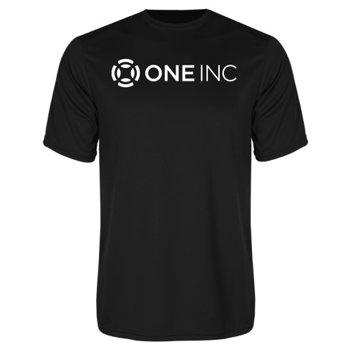  Black Performance Tee - ONE INC