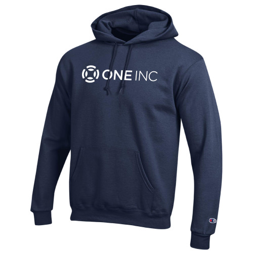  Champion Navy Fleece Hoodie - ONE INC