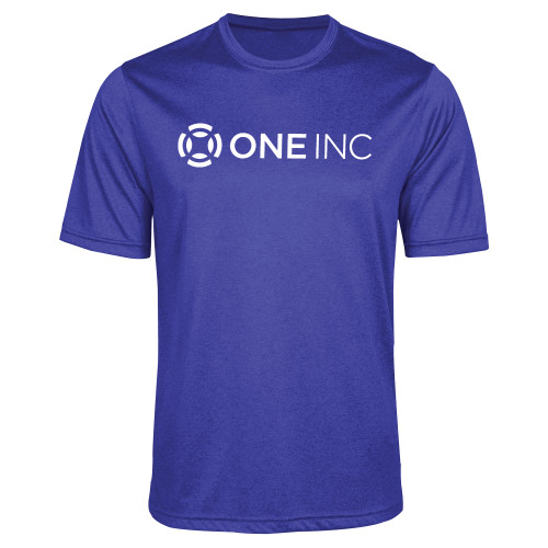  Royal Heather Performance Contender Tee - ONE INC