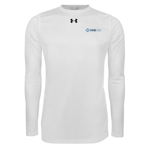 Main Image for  Under Armour White Long Sleeve Tech Tee