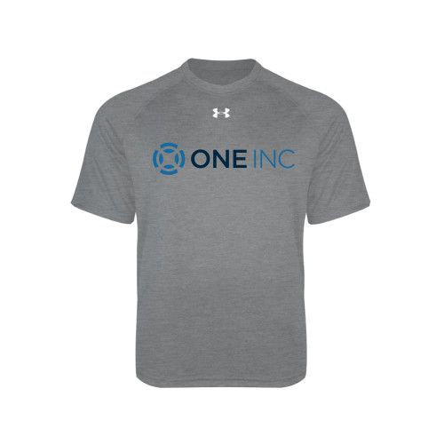  Under Armour Youth Grey Tech Tee - ONE INC