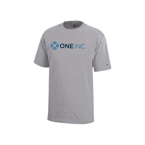  Champion Youth Grey Short Sleeve Tee - ONE INC
