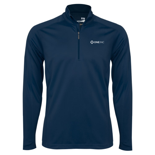  Syntrel Navy Interlock 1/4 Zip - ONE INC