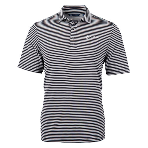  C&B Black Virtue Eco Pique Stripe Polo - ONE INC