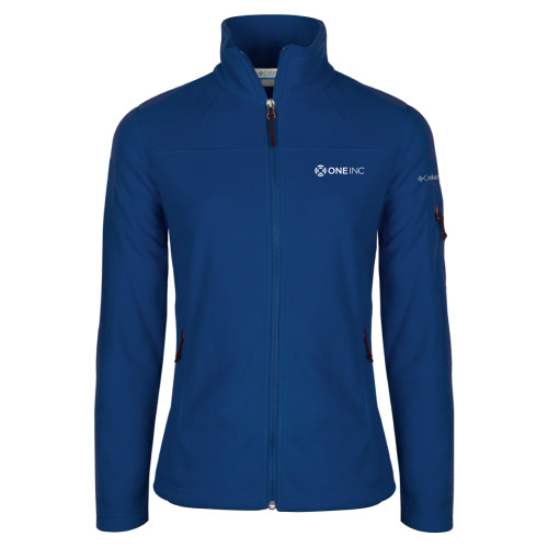  Columbia Womens Royal Full Zip Fleece Jacket - ONE INC