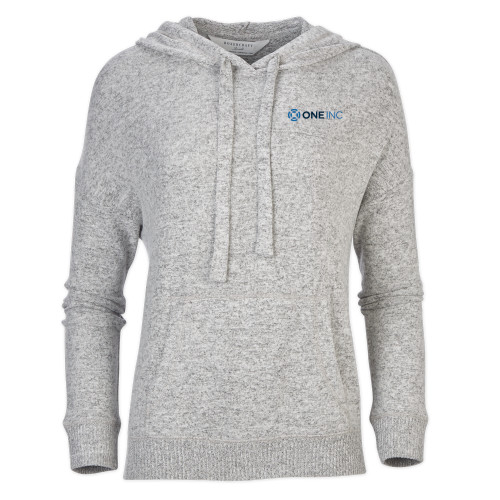  Boxercraft Womens Oxford Grey Heather Cuddle Soft Hoodie - ONE INC