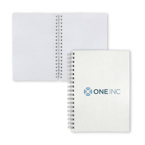  Clear 7 x 10 Spiral Journal Notebook - ONE INC