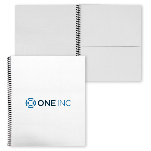  College Spiral Notebook w/Black Coil - ONE INC