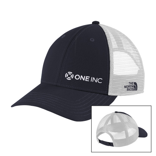  The North Face Navy/White Ultimate Trucker Hat - ONE INC