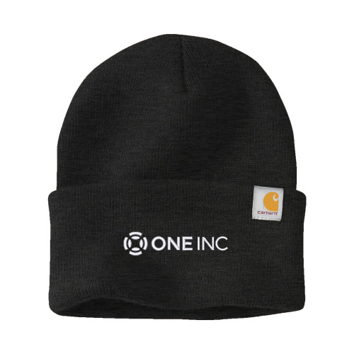  Carhartt Coal Heather Knit Beanie w/Cuff - ONE INC