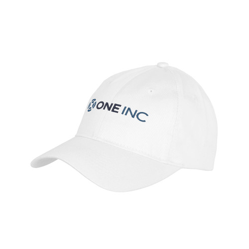  Youth White Pro Style Hat - ONE INC