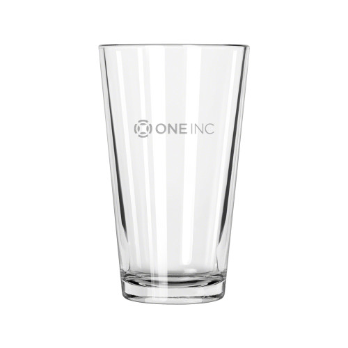  Libbey Glass 16oz - ONE INC Engraved