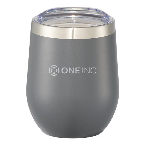  Corzo Vacuum Insulated Charcoal Cup 12oz - ONE INC Engraved
