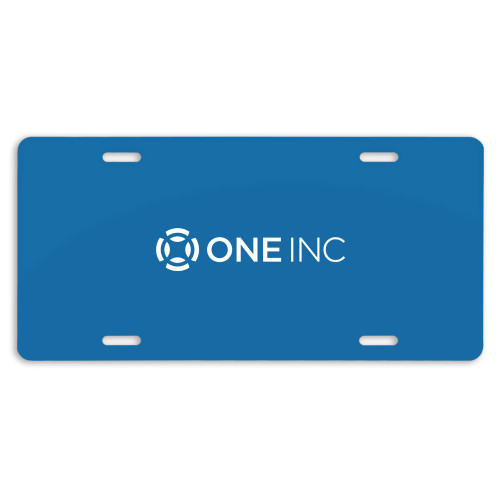  License Plate - ONE INC