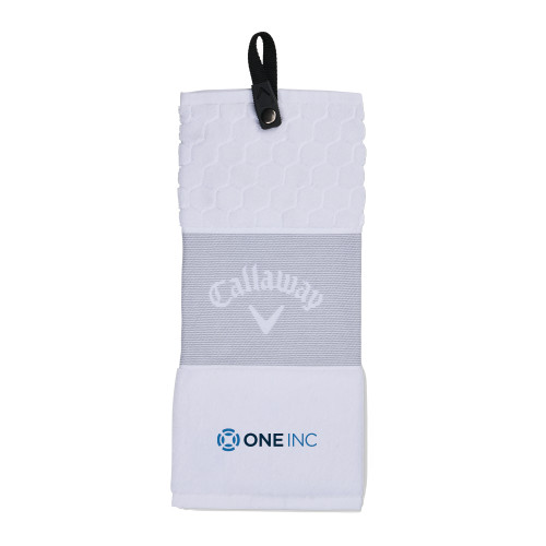  Callaway White Trifold Towel - ONE INC