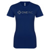 Thumbnail image for  Next Level Womens Navy Boyfriend Tee