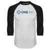 Thumbnail image for  White/Black Raglan Baseball T Shirt