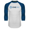 Thumbnail image for  White/Royal Raglan Baseball T Shirt