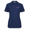 Thumbnail image for  Womens Silk Touch Navy Pique Polo