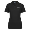 Thumbnail image for  Womens Silk Touch Black Pique Polo