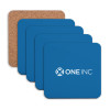 Thumbnail image for  Hardboard Coaster w/Cork Backing 4/set
