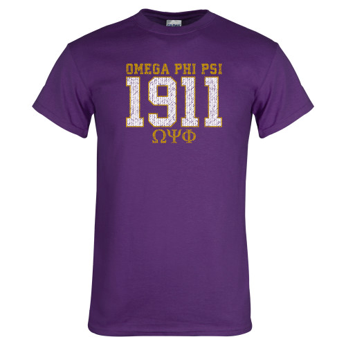 Purple T Shirt-1911 Jersey Mesh