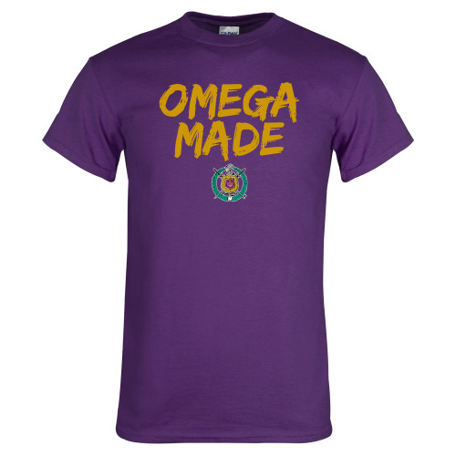 Purple T Shirt-Omega Made