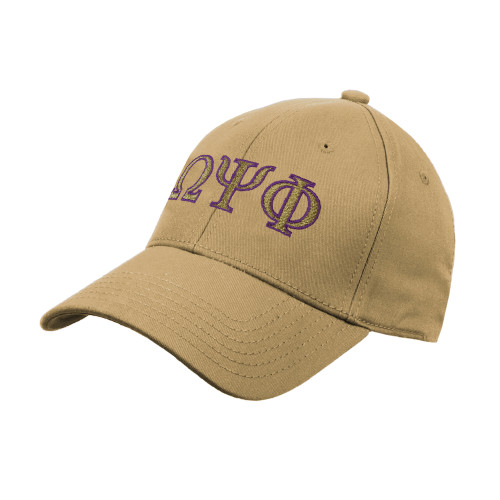 Vegas Gold Structured Adjustable Pro Style Hat-Greek Letters - 2 Color