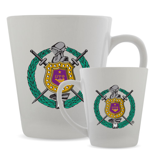 Full Color Latte Mug 12oz-Crest