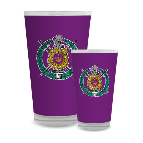 Full Color Glass 17oz-Crest