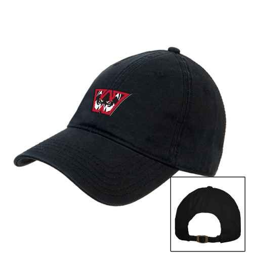 Western Oregon Black Unstructured Adjustable Low Profile Hat