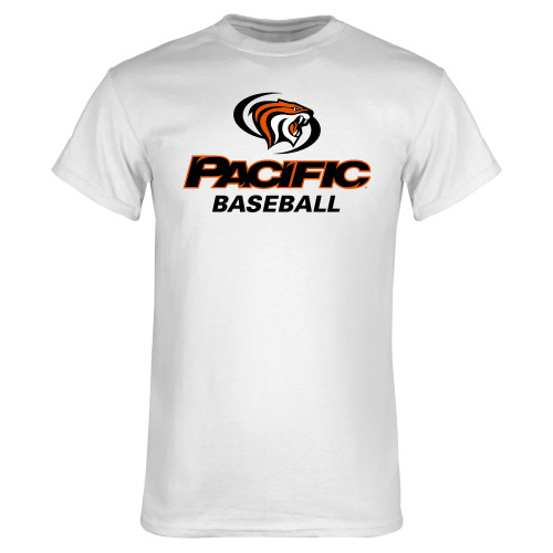 Pacific Tigers White T Shirt