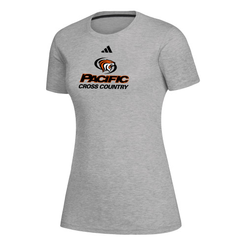  Adidas Womens Medium Heather Grey Creator Performance  Tee - ADIDAS Pacific Cross Country