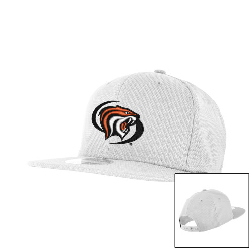  New Era White Diamond Era 9Fifty Snapback Hat - Pacific Powercat Primary Mark