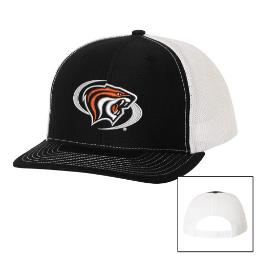  Richardson Black/White Trucker Hat - Pacific Powercat Primary Mark