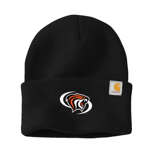 Carhartt Black Knit Beanie w/Cuff - Pacific Powercat Primary Mark