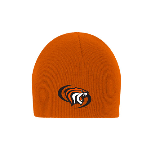 Orange Knit Beanie - Pacific Powercat Primary Mark